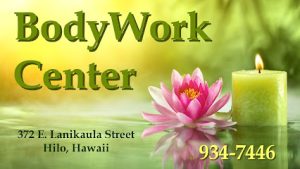 Heaven and Earth Massage 3 masajista Body Work Center en Hilo