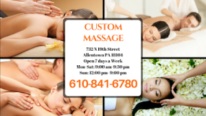 masajista Custom Massage Spa en Allentown
