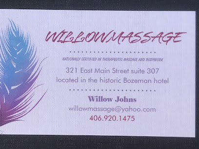 Willowmassage 1 masajista Willowmassage en Bozeman